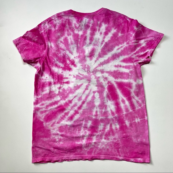 Tie Dye Arthur graphic tee hugs not drugs size M - Picture 2 of 2